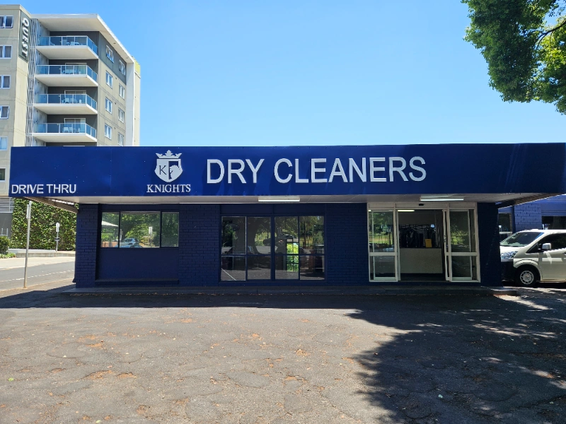 3D acrylic fascia shopfront sign installed on a Toowoomba storefront